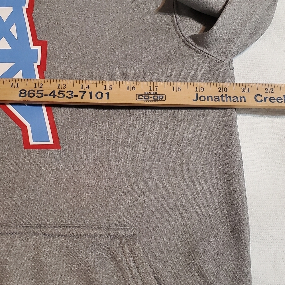 NFL Houston Oilers Gray Hoodie with Blue and Red Logo. Sz S - Picture 5 of 7